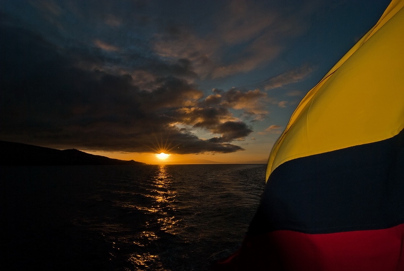 Galapagos sunset